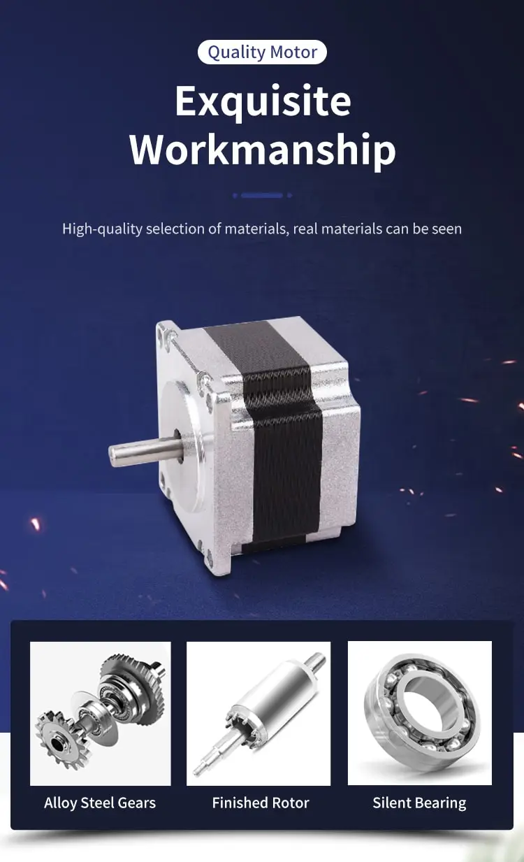 57mm 57HM 0.9° two-phase stepper motor details
