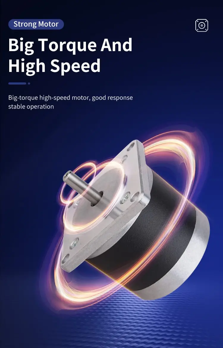57mm 57HY 1.8° circular stepper motor features