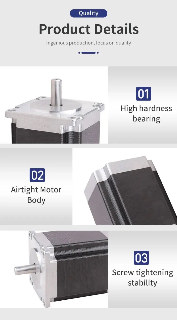 57mm 57HS 1.8° Two Phase Stepper Motor Details