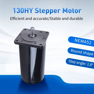 130mm 130HY 1.8° circular stepper motor