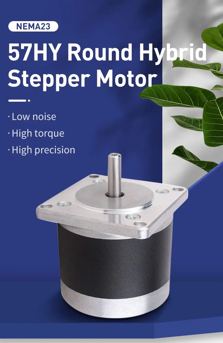 57mm 57HY 1.8° circular stepper motor