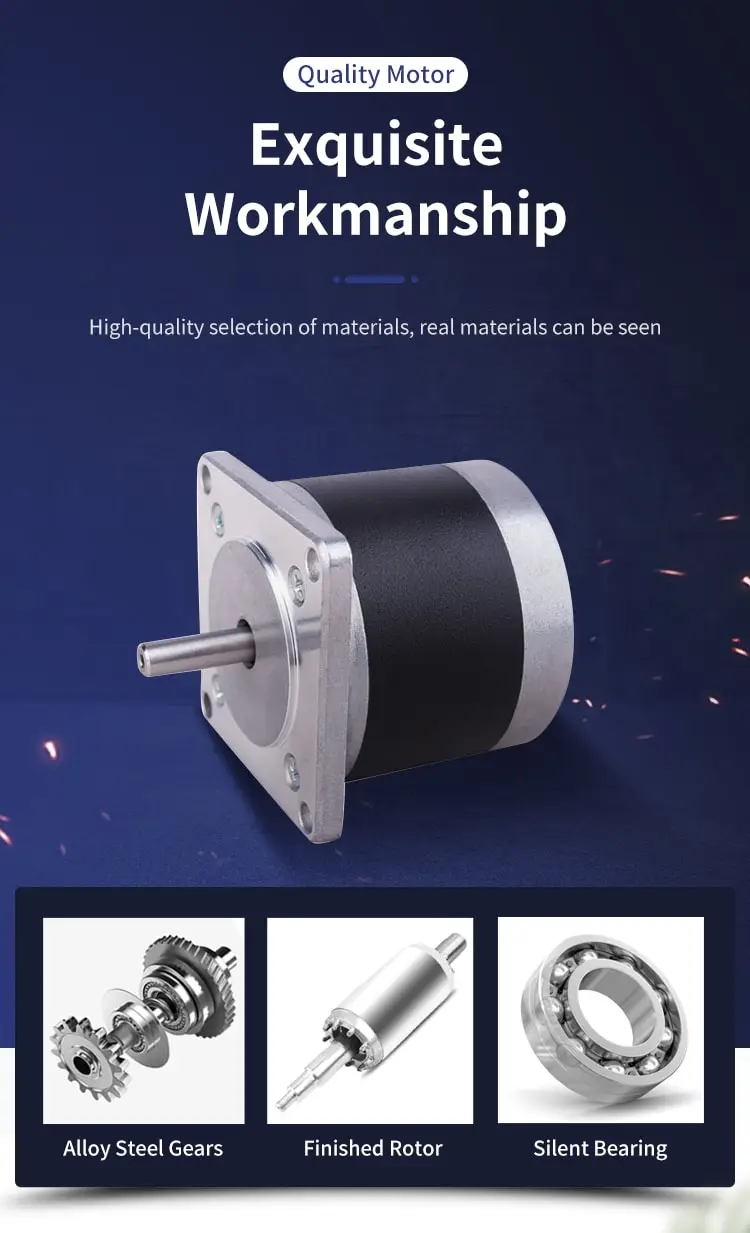 57mm 57HY 1.8° circular stepper motor details