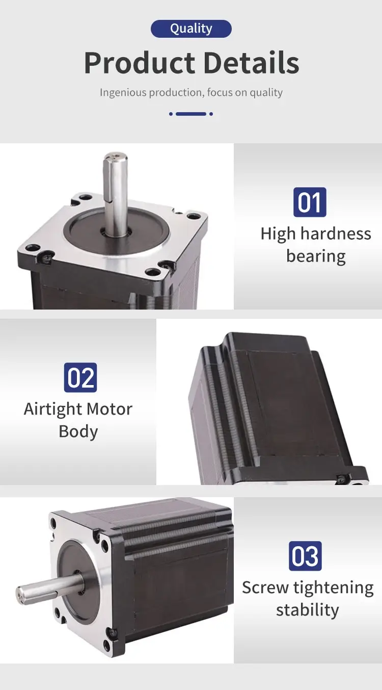86mm 86HS 1.8° Hybrid Stepper Motor Details