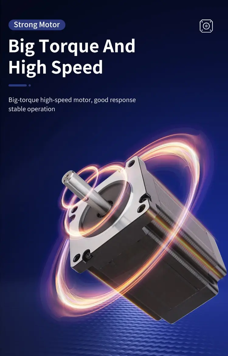86mm 86HS 1.8° Hybrid Stepper Motor Features