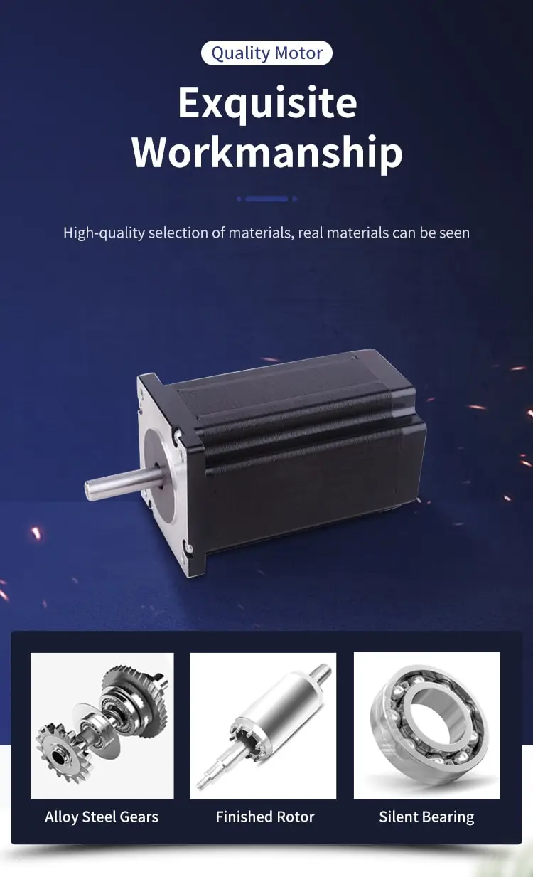 60mm 60HS 1.8° Two Phase Stepper Motor Details