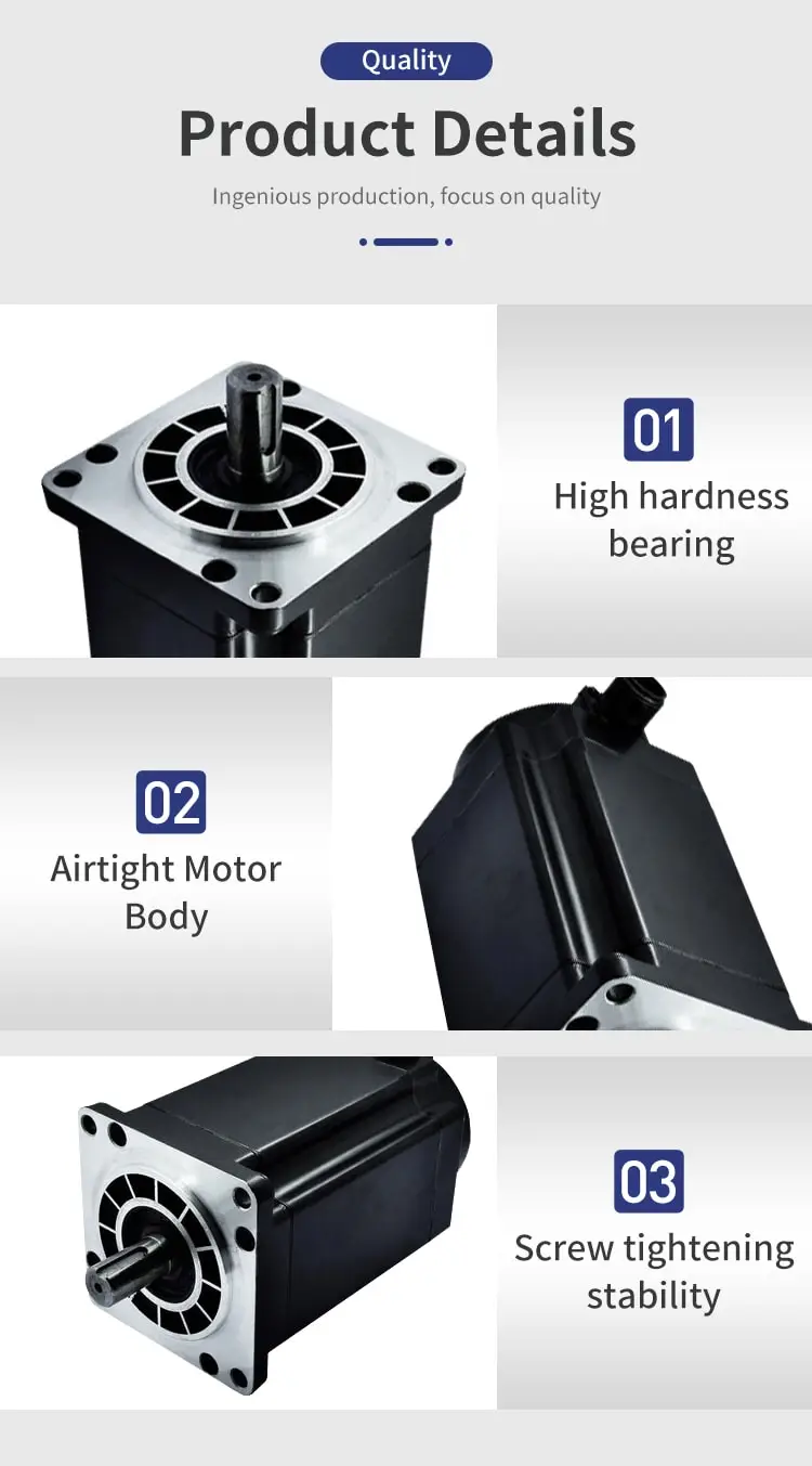 110mm 110HC 1.2° Three Phase Stepper Motor Details