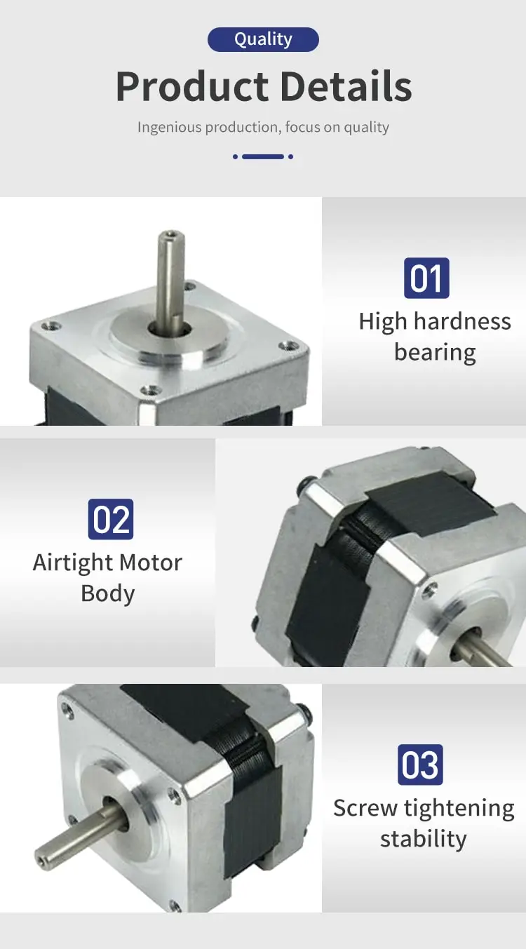 39mm 39HM 0.9° 2-phase stepper motor details