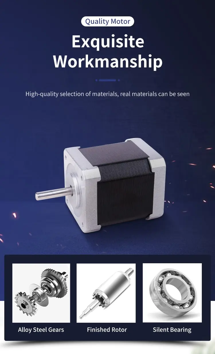 42mm 42HM 0.9° two-phase stepper motor details