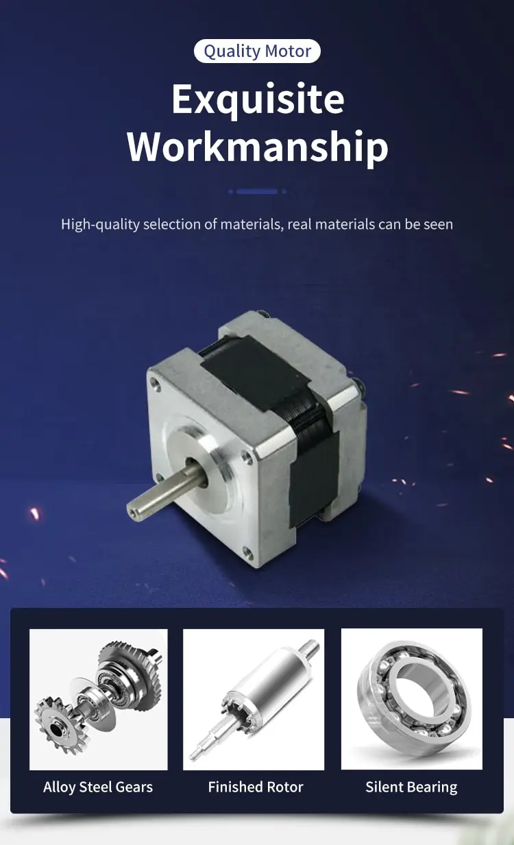 39mm 39HS 1.8° 2-phase stepper motor details