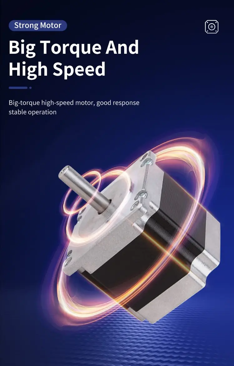 57HC 1.2° Three Phase Stepper Motor Features