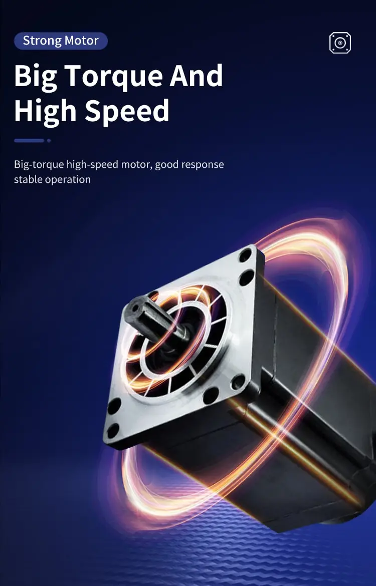 110mm 110HC 1.2° Three Phase Stepper Motor Features